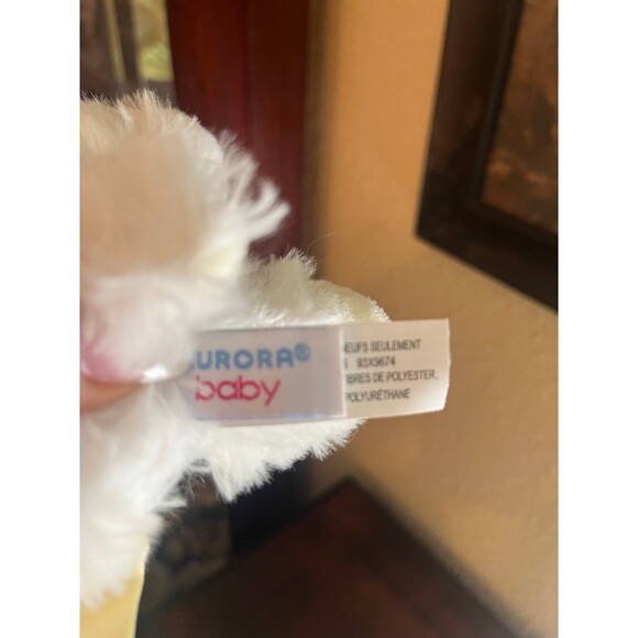 2005 Aurora Baby Lamb Lovey Satin Trim - Picture 7 of 7